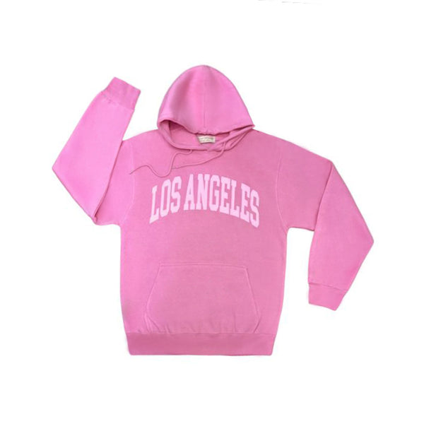pink Los angeles hoodie 