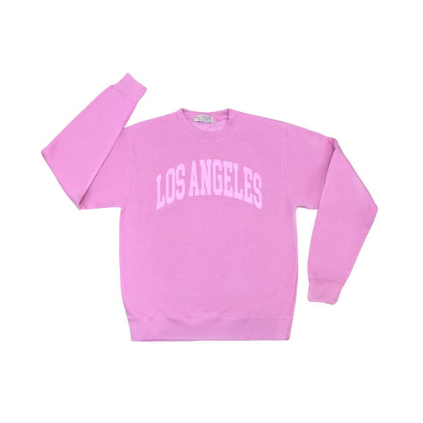 Los Angeles Pink with pink sweatshirt
