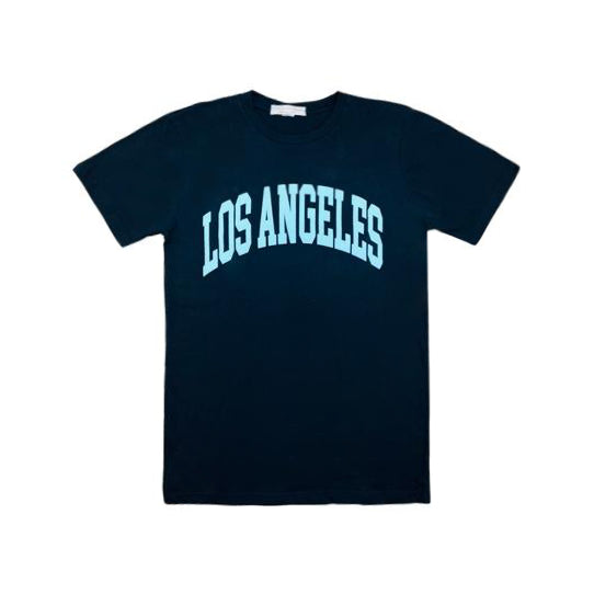 Los Angeles Black t shirt with blue