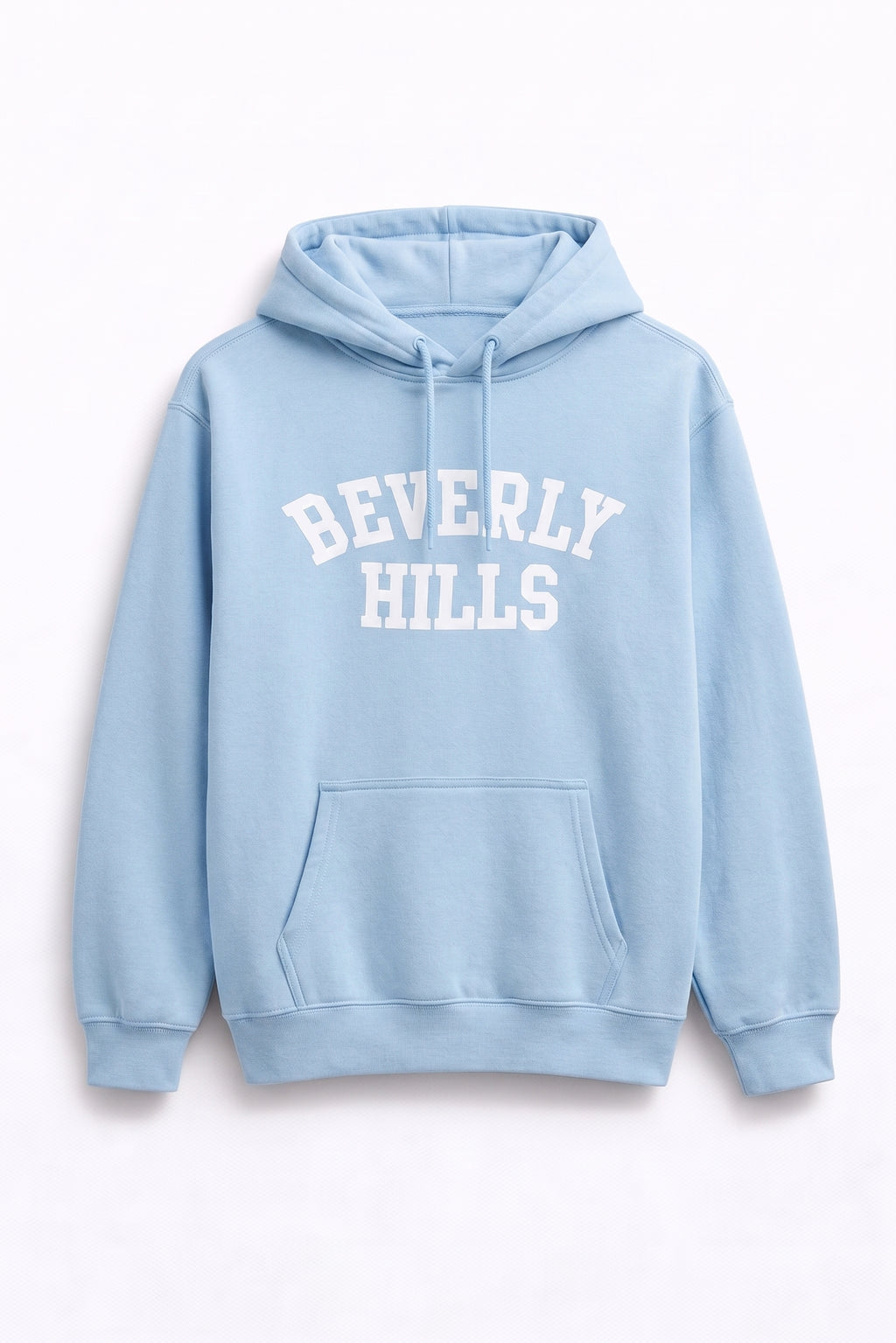 Beverly Hills Blue With White Hoodie Puff