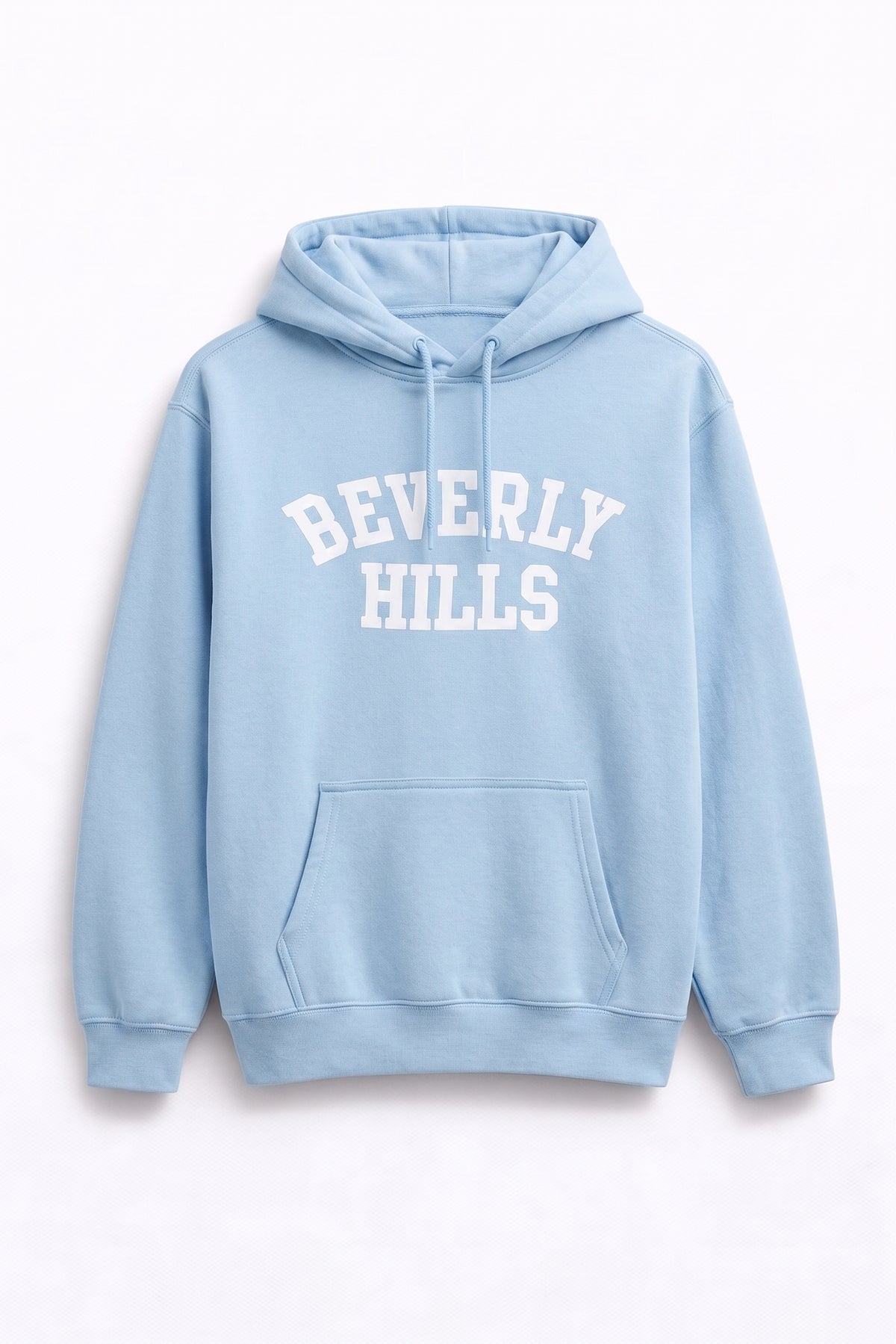 Beverly Hills Blue With White Hoodie Puff