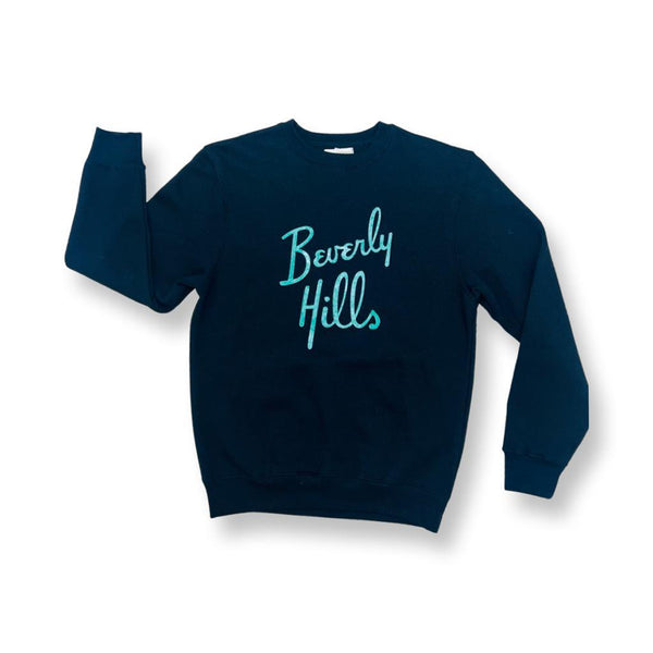 Beverly Hills Pullover Black Sweatshirt Beverly Hills For Gift Black Crewneck
