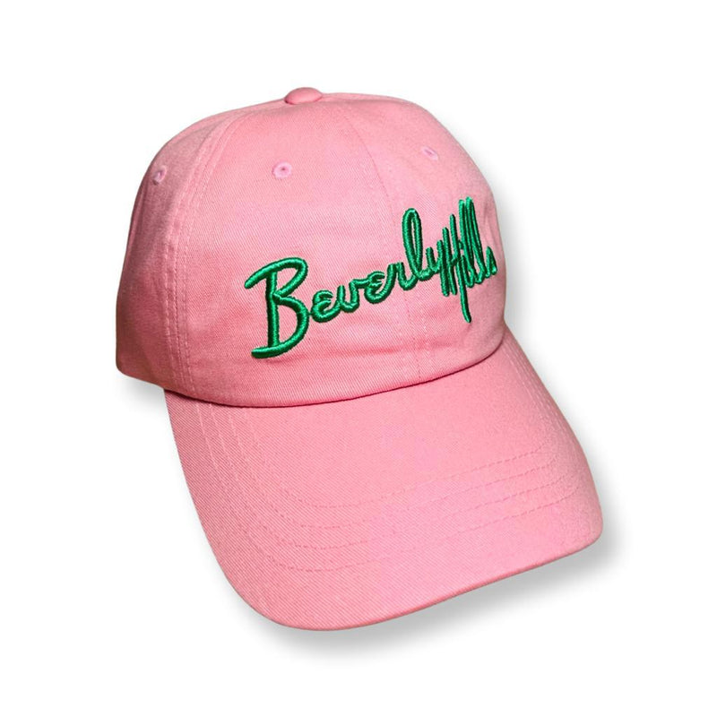 pink Beverly hills hat