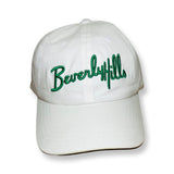 White Green beverly hills hat