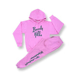 Beverly Hills Bundle : Pink Hoodie, Pink Pants and Pink Cap