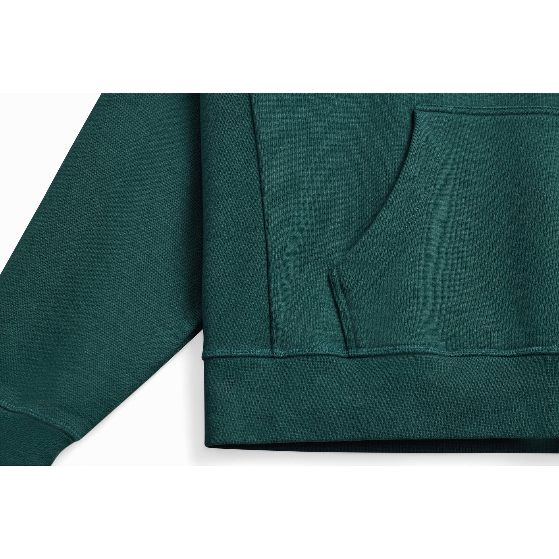 Members Only Tennis 100% Organic Cotton Premium Green Hoodie 500 gsm