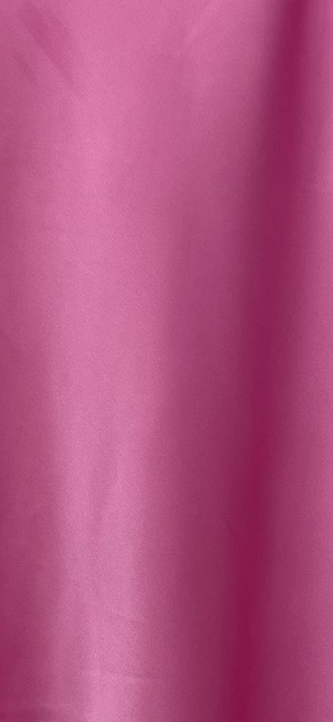 Color Light Pink Satin Midi Skirt