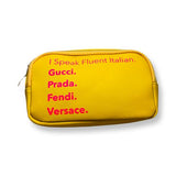 Belt Bag ( Speak Fluent French ) Yellow