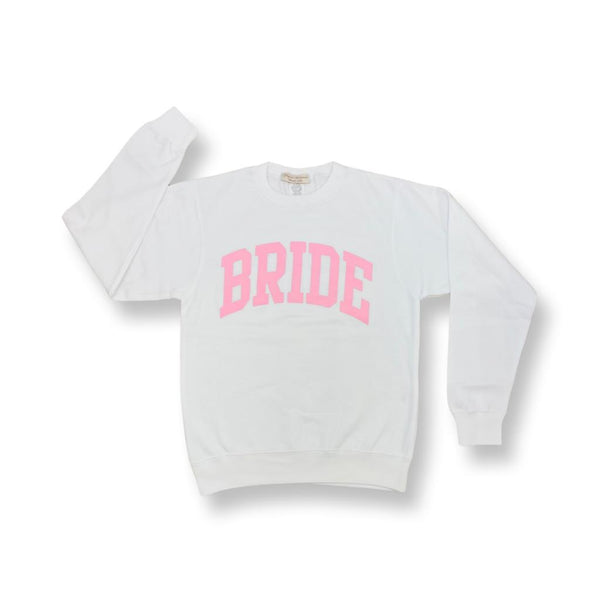 Bride Pullover Sweatshirt For Gift White Crewneck