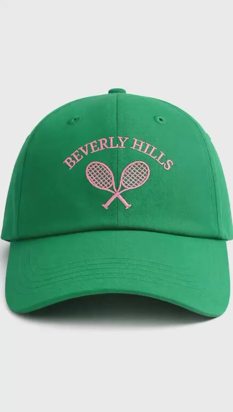 Tennis green cap