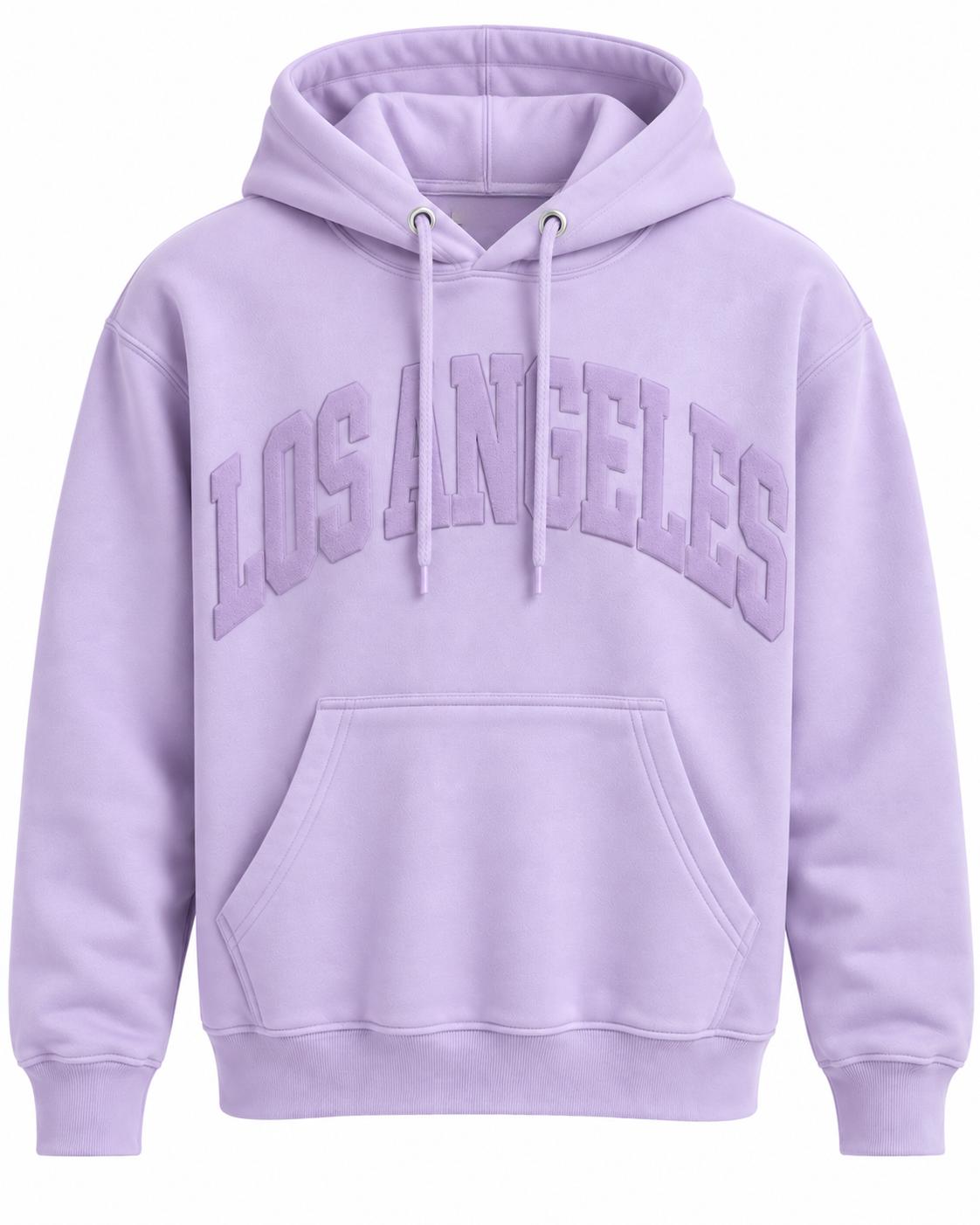 Los Angeles Lilla With Purple Hoodie Puff