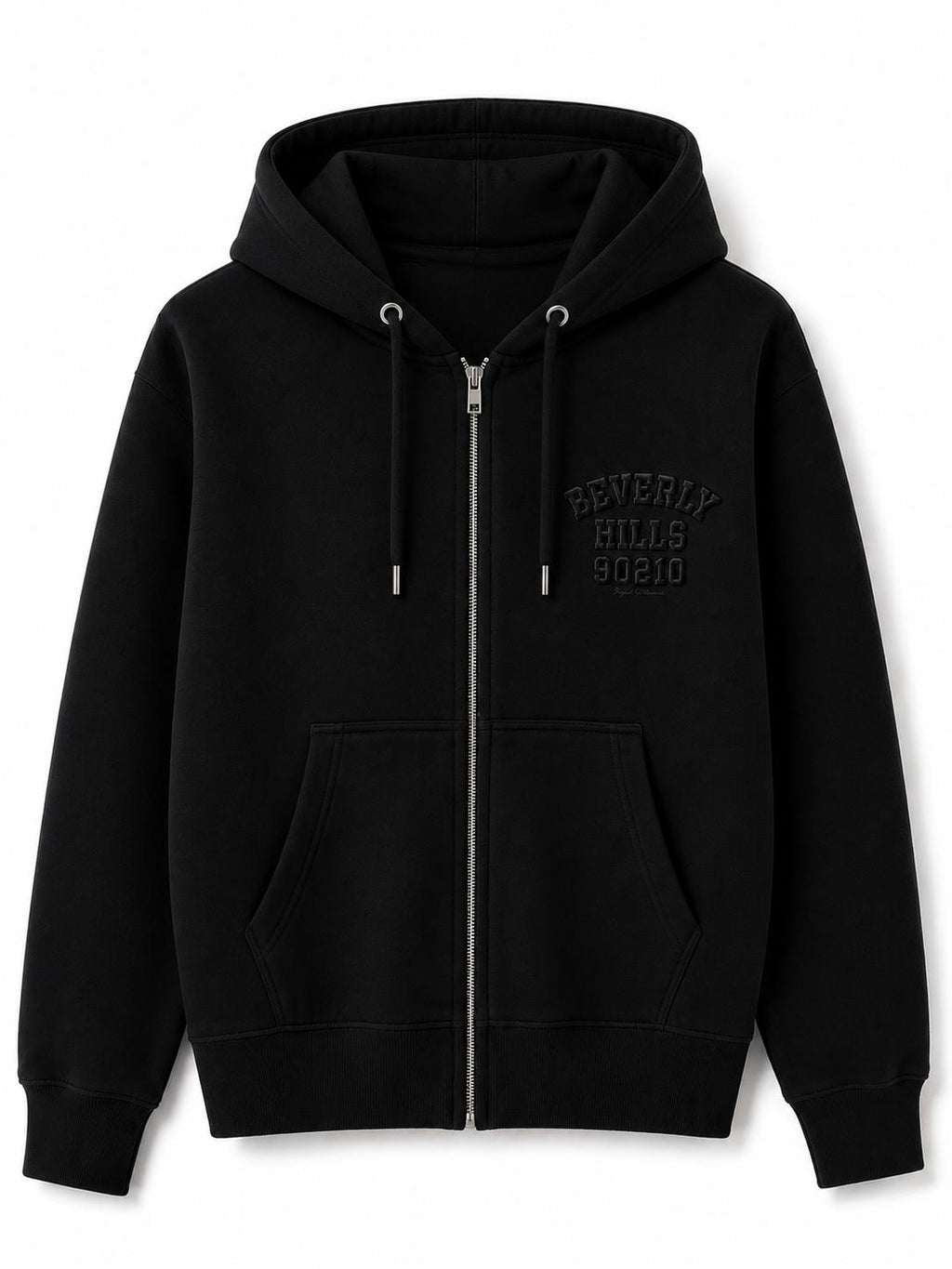 Black Beverly Hills Zipper Sweater Beverly Hills Zipper 90210 With Black Letters