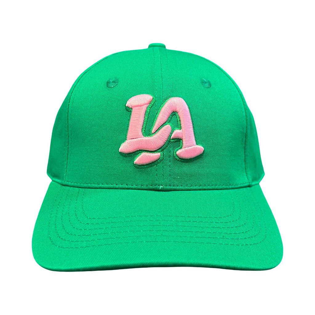 LA Green with Pink Baseball Cap