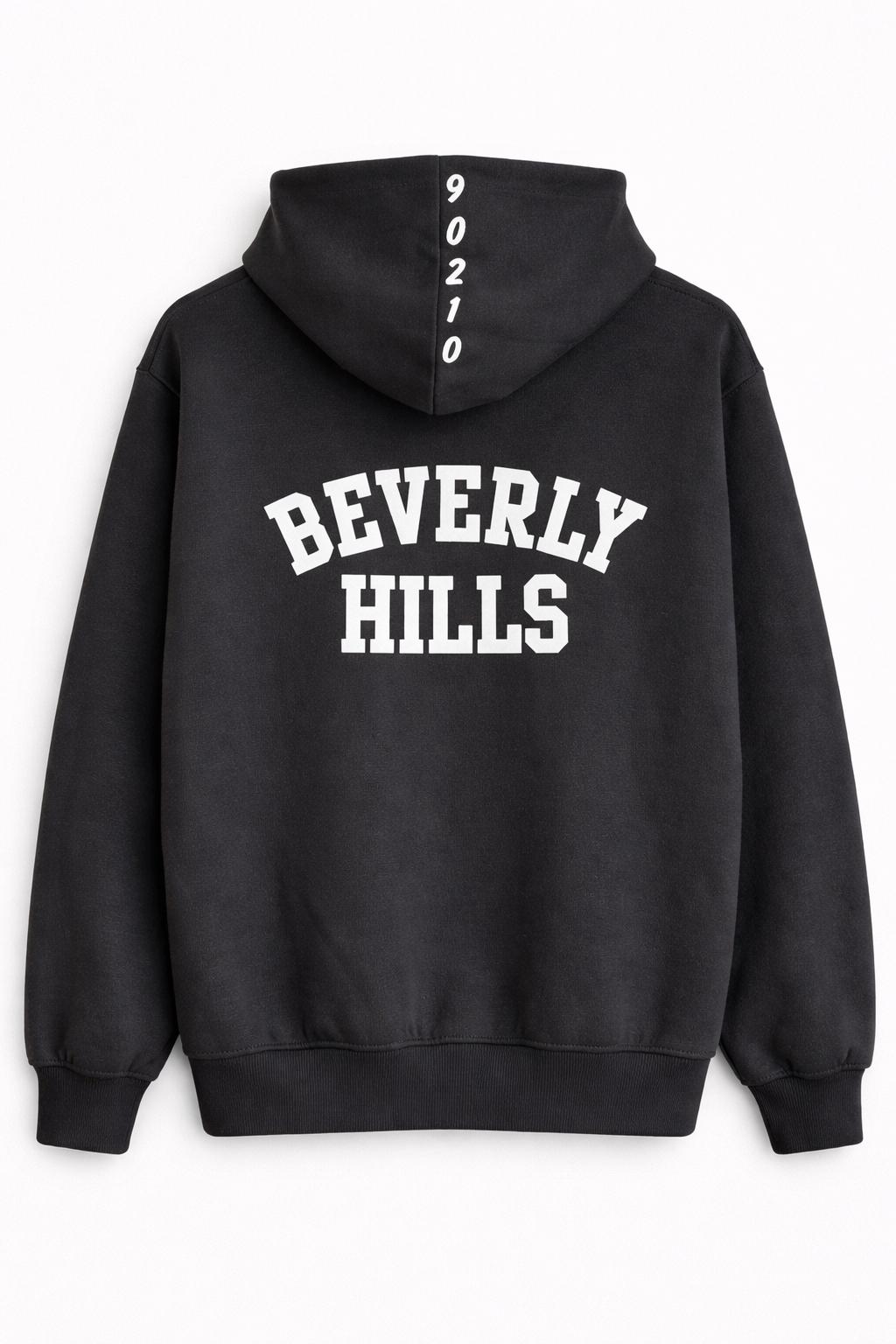 Beverly Hills heavyweight with White Puff Letters