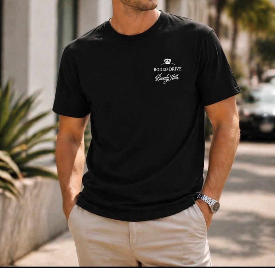 Rodeo Drive Beverly Hills Heavyweight T shirt
