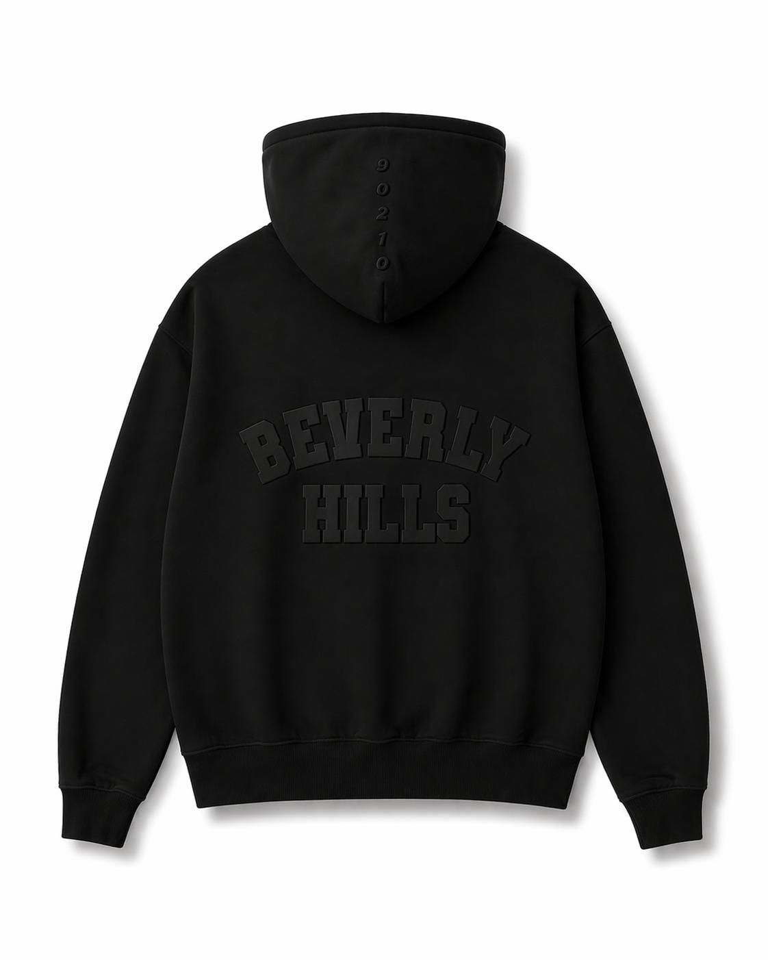 Black Beverly Hills Zipper Sweater Beverly Hills Zipper 90210 With Black Letters