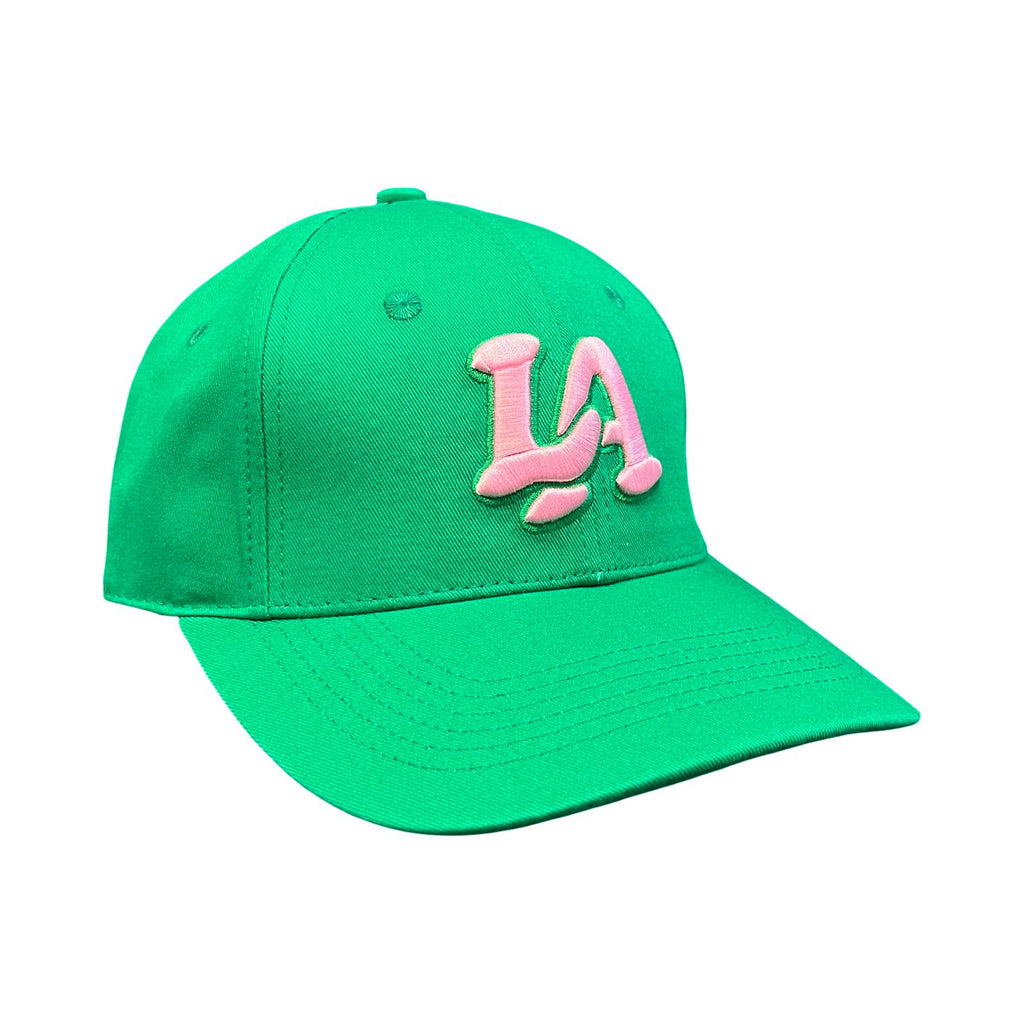 LA Green with Pink Baseball Cap