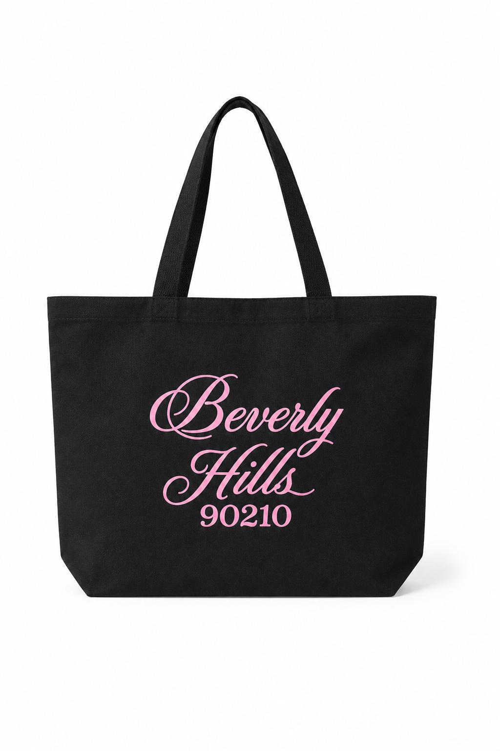 Beverly Hills tote bag Black/Pink
