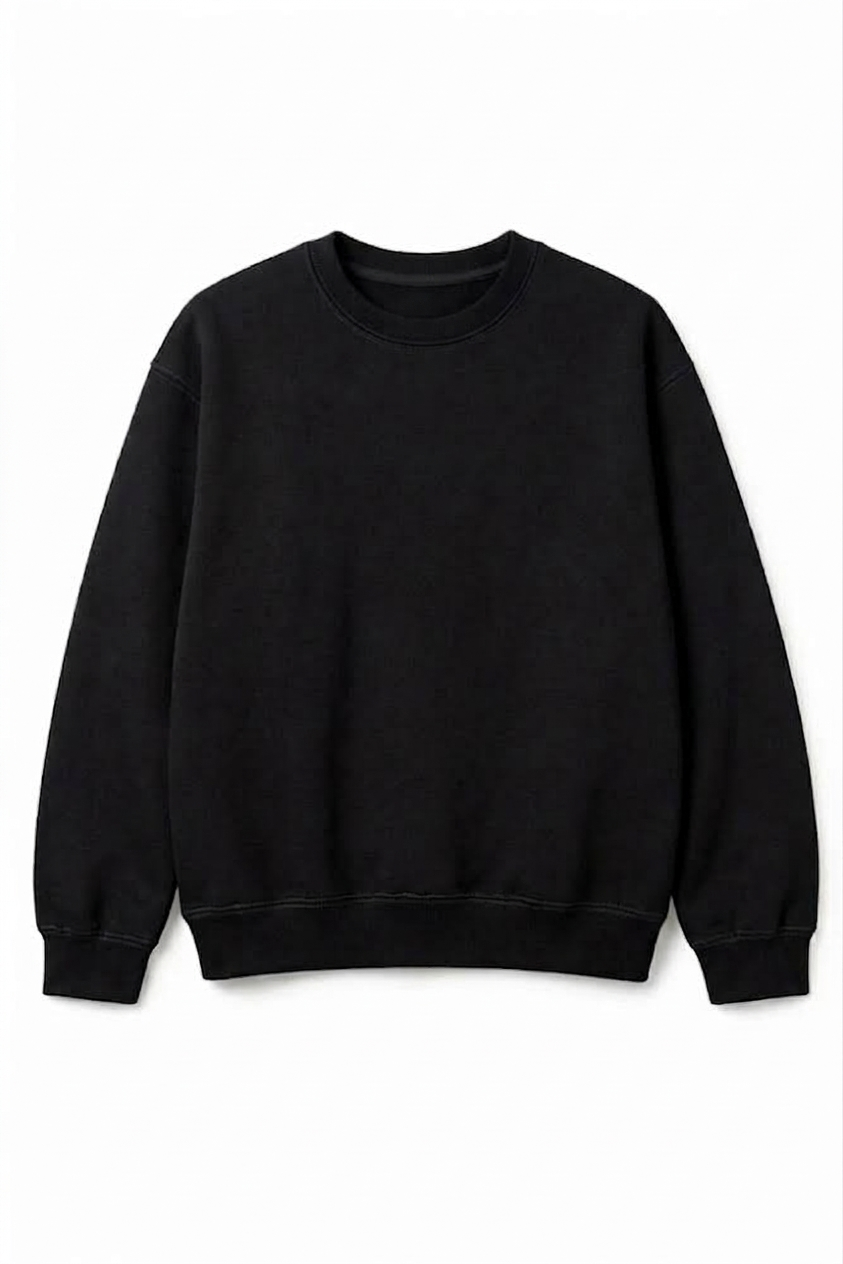 Cozy Sweatshirt Plain Black, White, Pink, Green, Tan & Beige | Ingrid Wittmann