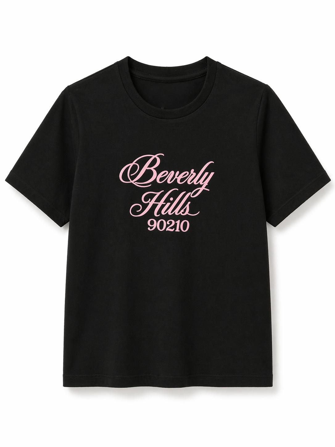 Woman Beverly Hills T shirt Black