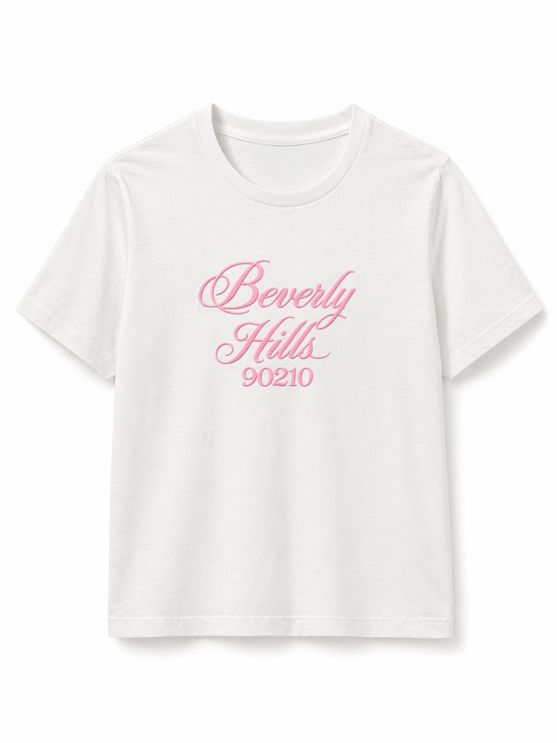 Woman Beverly Hills T shirt White