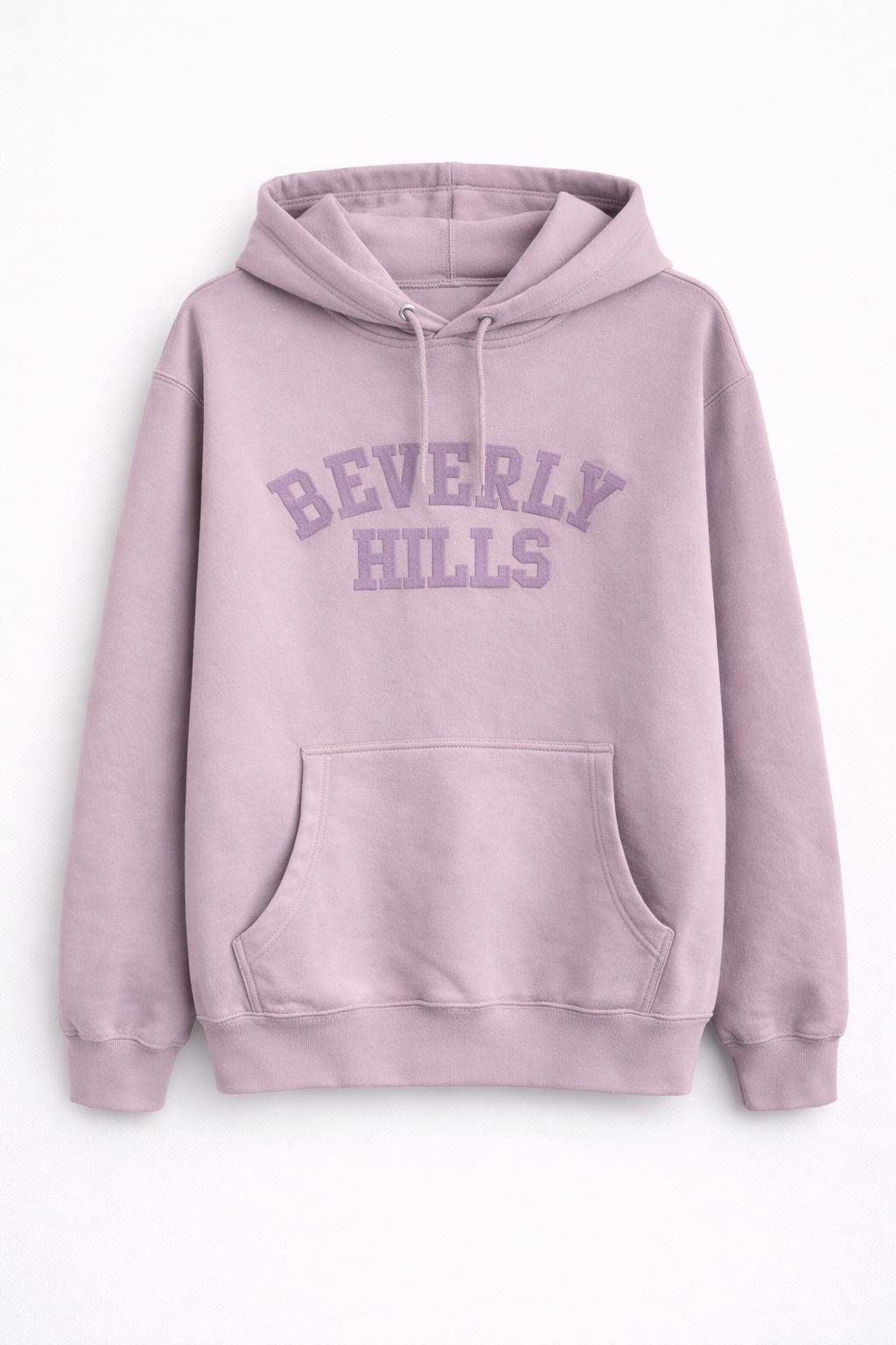 Beverly Hills Lilla With Purple Hoodie Puff