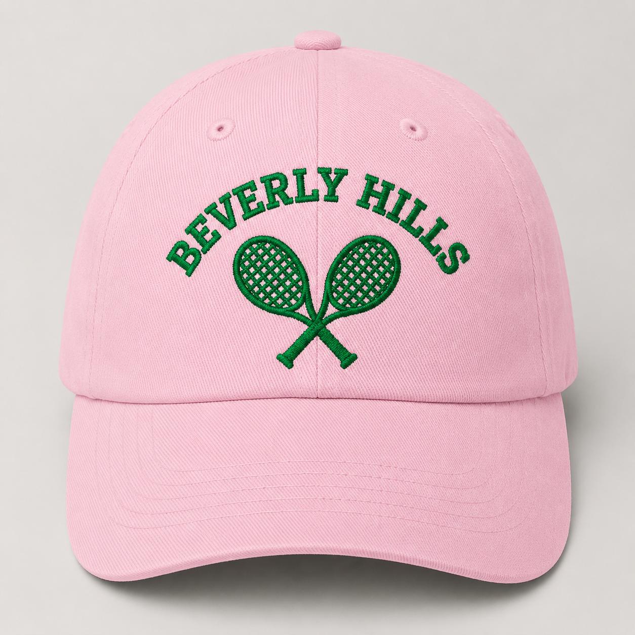 Wittmann Beverly Hills – Tennis Dad Cap (Pink/Green)